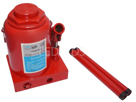 CRIC SOLLEVATORE CRICK IDRAULICO A BOTTIGLIA 50 T 50 TONNELLATE CAMION 50t