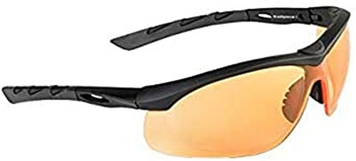 Swiss Eye Lancer Sonnenbrille Orange Objektiv Schwarz Gummirahmen