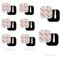 Totally TENS Electrode Pads Top Quality Reusable Tens Pads Pack of 8 Self Adhesive Electrodes