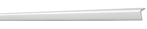 Decosa Winkelprofil WP20 - Edle Stuckleiste in Weiß - 30 Leisten à 2 m Länge = 60 m - Zierleiste aus Styropor 20 x 20 mm