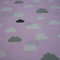 Einem Stück 50 cm * 160 cm Wolken Regentropfen Baumwolle Stoff Meter für Home Textil Baby Quilts Kissen nähen Stoff Material telas zu Patchwork Pink