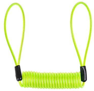 WINOMO Câble de Rappel d'antivol pour Bloque Disque Moto Vélo 1.2 M (Vert Clair)