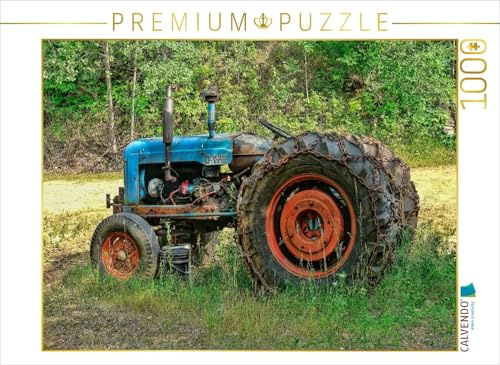 CALVENDO Puzzle EIN Motiv aus dem Kalender Traktoren - Game Over | 1000 Teile Lege-Größe 64 x 48 cm Foto-Puzzle für glückliche Stunden