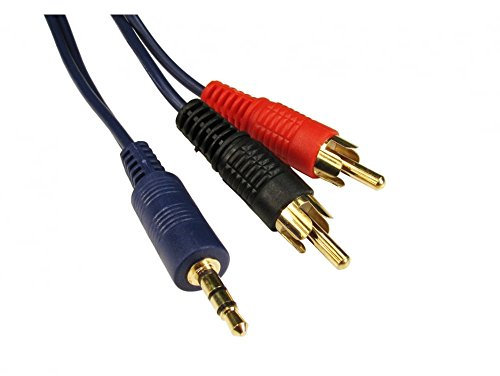 Alida Systems 15m Jack to Twin RCA - Shielded Cable - 24k Gold Plated Connections