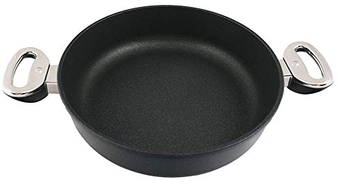 BAF Servierpfanne Induktion Gigant Newline, Profi Servier-Pfanne 28 cm antihaft-beschichtet, 3l Volumen, 6,5cm Bodendicke, induktionsgeeignet Spitzen-Qualität aus Made in Germany
