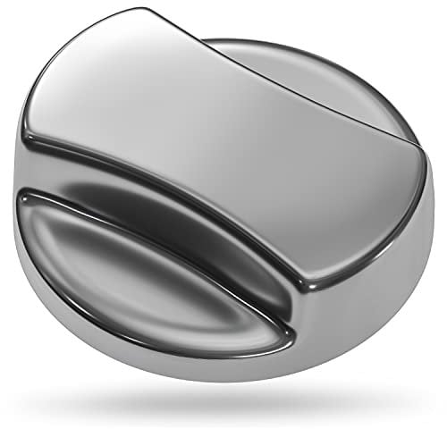 AQUADE Drehexcenter 46 mm aus Kunststoff Glanz-Verchromt für Siebkorbventile - Drehknebel Drehknopf Drehexcenterknopf - Spülbecken Ablaufgarnitur & Zubehör für Küchenspüle