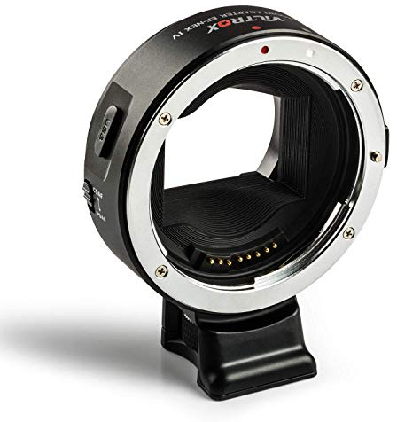 Viltrox Autofokus Objektiv Adapter EF-NEX IV für Canon EF/EF-S Objektiv an Sony E-Mount DSLR Kamera, schneller CDAF/PDAF Objektivadapter A9 A7RIII A7RII A7III A7II A6300 A6400 A6500