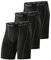 Runhit 3er Pack Herren Kompressionsshorts - Base Layer Sport Unterhosen Funktionsunterwäsche Tight Kompressionshose Kurz Laufunterwäsche Radlerhose 2XL