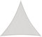 Windhager Sonnensegel Cannes Dreieck 4 x 4 m (gleichschenkelig), Sonnenschutz für Garten & Terrasse, UV- und witterungsbeständig, grau