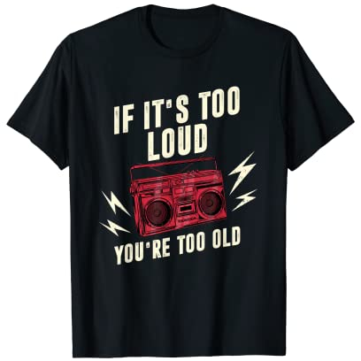 Ghettoblaster 80er 90er Hip Hop - Boombox Ghettoblaster T-Shirt
