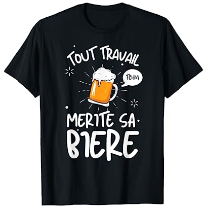 Noel Tshirt Humoristique Bière Homme Rigolo Biere Pression T-Shirt