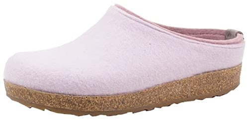 HAFLINGER Damen Herren Hausschuhe Pantoffeln Filz Grizzly Kris 711056, Größe:39 EU, Farbe:Rosa