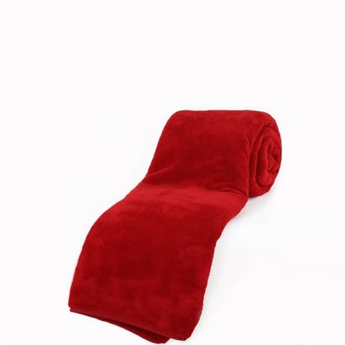 shadow collections Softly - Weiche, Flauschige Wellsoft-Plüschdecke 155 x 200 | rot