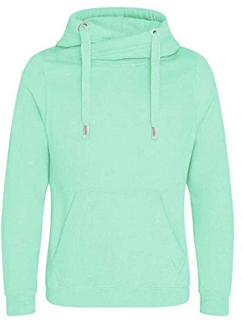AWDis Herren Cross Neck Hoodie Kapuzenpullover