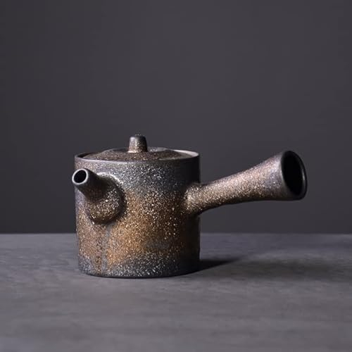 VIXDA Teteras japonesas de cerámica Kyusu con filtros Vintage Chino Kung Fu Tetera Drinkware 175ml