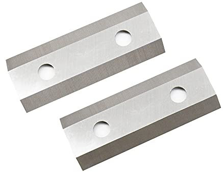 qinggw 1 Pair Garden Shredder Blades Chipper Knife Spare Parts Replacement For SCREWFIX TITAN TTB3535HR 2500W Tools Accessories