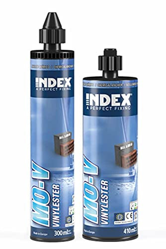 INDEX (Boite de 12) Fixations chimiques - Vinylester - Homologuée ATE Option 8 300 ml - Cheville fixation