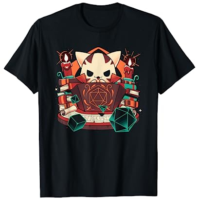 Dungeon and cats Tabletop Gaming Role Player T-Shirt