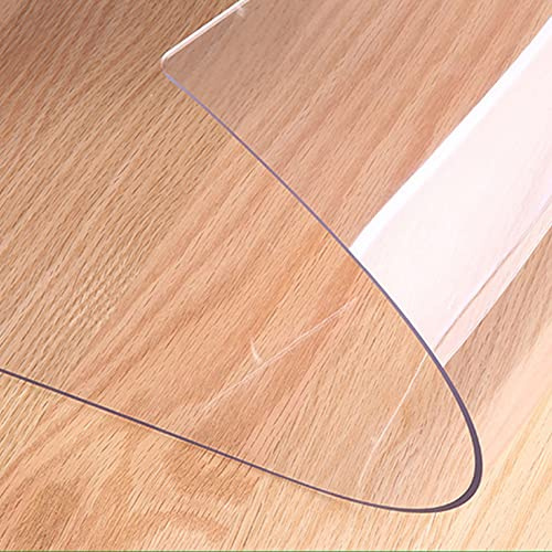 YJRZYQKXKL Schutzmatte für Fitnessgeräte, Bodenschutzmatte Wasserdicht Bodenschutzmatte Bürostuhl rutschfest 1.0mm Bodenschutzmatte für Hartböden Unterlage Clear Stuhlmatte e- 100x200cm