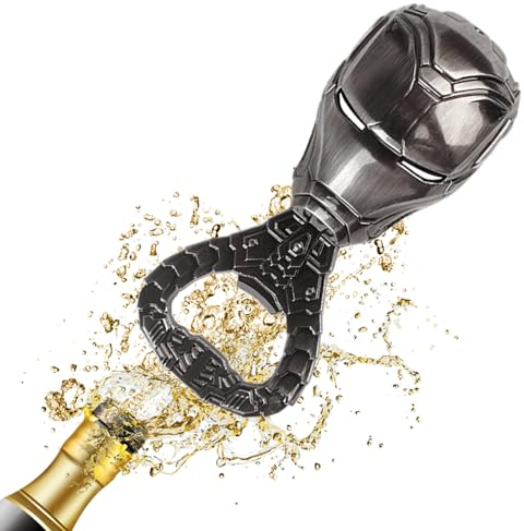 GUOMIS Ouvre-bouteille magnétique, ouvre-bouteille de bière, ouvre-bouteille de soda, cadeaux de Saint-Valentin et de Noël pour papas, maris et petits amis