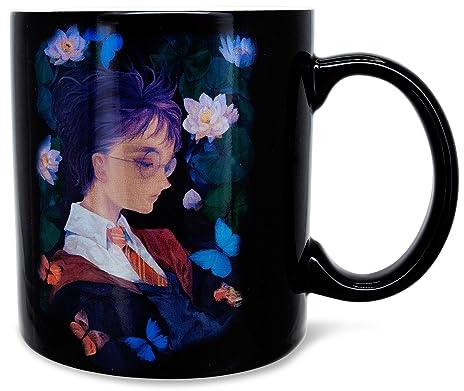 Harry Potter and Hermione Granger Anime-Style Ceramic Mug | Holds 20 Ounces