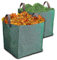 GARTENTECH Gartenabfallsack stabil 2x 120 Liter Gartensack Laubsack klein Laubsammler Grünschnittsack Garten Abfallsack Gartenabfallbehälter faltbar