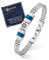 FANCIBAND Bracciale Uomo Acciaio Inox Doppio Con Timone Portafortuna - Idea Regalo Originale per Compleanno, Natale, San Valentino, Anniversario - Regali per Ragazzo