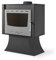 Estufa de leña modelo N 12.42 Kw | Chimenea de leña moderna para salón, cocina o habitación | Hogar de leña cassette insert