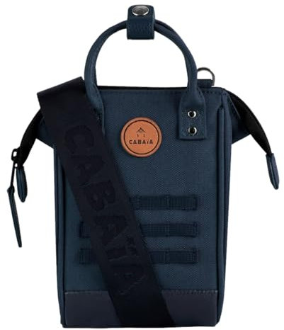 CABAIA Nano Bag Reykjavik – Sac Bandoulière 1,8 L pour Femme et Homme – Tissu Recyclé, Déperlant et Vegan – Design Compact et Pratique – Bleu