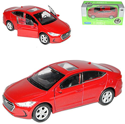 Welly Hyundai Elantra AD Limousine Rot Ab 2015 ca 1/43 1/36-1/46 Modell Auto
