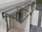 Dachplatten Kunststoff Wetterfest, Uv Regen Schneeschutz Vordach Haustür, Polycarbonatplatten, Balkon Regenschutz für Außen Haustür Überdachung Balkon Hauseingang Terassendach Kellerfenster (Size : 1