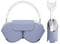 kwmobile Custodia Pelle PU Cuffie Over Ear Compatibile con Apple AirPods Max Cover - Astuccio Similpelle Porta Cuffie con Modalità Sleep - lavanda