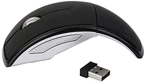 FYOBOT Souris D'Ordinateur sans Pliable Souris Tactile Arc Souris Pliante Optique Mince avec R¨¦Cepteur USB pour Ordinateur PC Portable