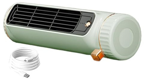 Aire acondicionado USB - Aire acondicionado para coche, Speed Minis Ventilador de aire acondicionado | Aire acondicionado personal con sacudida automática de la cabeza, Outfany Cooling Ace Aire
