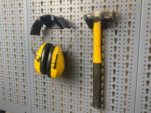 C3E 2x Doppelhaken Hammerhalterung passend für Küpper Lochwand und Eurolochung 45 mm Eurolochwand - Alle Lochwände - Systemhalter - Lochwand Zubehör