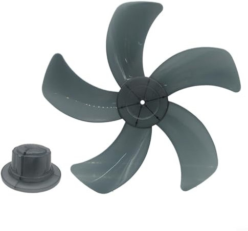 CNANRNANC Aspas de ventilador de 16 pulgadas con cinco hojas y cubierta de tuercas para mesa de ventilador de pie, radio de 20 cm
