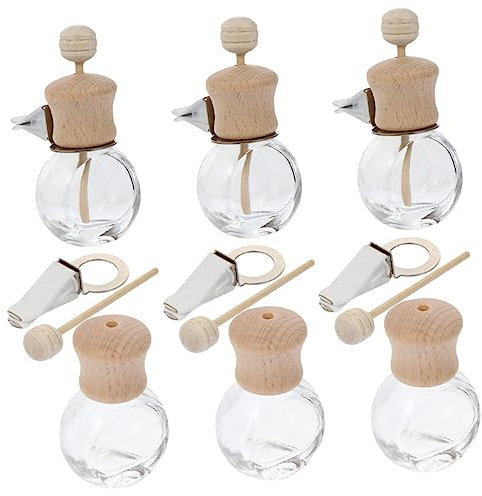 ULTECHNOVO 6stücke Duftdiffusor Wiederverwendbare Parfümflasche Für Auto Aromatherapie Elegantes Design Für Frischen Duft Im Fahrzeug