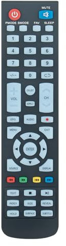ALLIMITY Télécommande Compatible avec JVC Brandt OK. TV B1960HD-LED ODL24671H-SB LT-32HG82WU LT-19HA82U LT-28HA82U LT-32FD300 LT-28FD100 ODL-24671H-SB