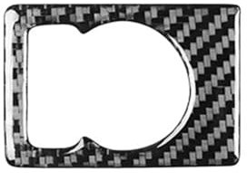 Qjahxkf Kohlefaser Aufkleber Für Ford Für F150 Für Raptor 2015-2020 Vier Stick Einstellung Panel Carbon Faser Trim Aufkleber Dekorativ Zubehör Geschenk(Black RHD)