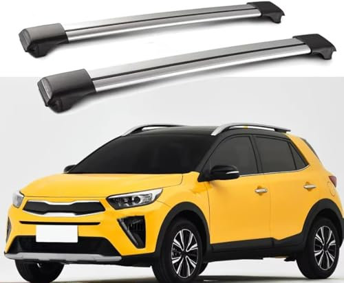 ljxwzh Dachgepäckträger für Kia Stonic 5 Door 2017-2022, Querträger, Gepäckträgerschienen Oben, 2 STK