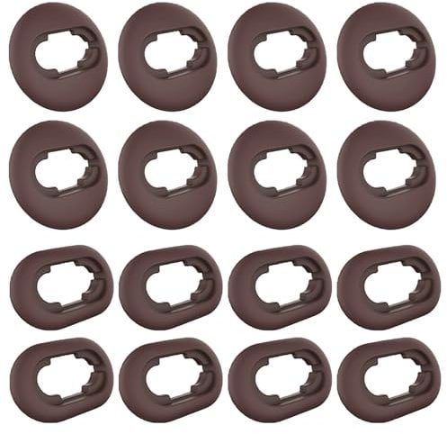 8 Pairs Ear Buds Replacement Tips Suitable for Samsung Galaxy Buds Live, Small & Large Silicone Replacement Tips SM-R180 Bluetooth Headset Silicone Cover (Brown)