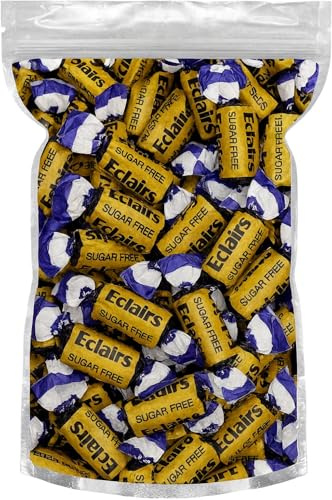 ZANGOC Diabetic Friendly Sugar Free Chocolate Eclairs – Retro Sweets for Parties, Get Well Soon, Retirement, Birthday, and Thank You Gifts – 350g Pack-Pick and mix Sweets Ideal for Sharing