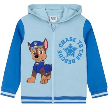 Paw Patrol Hoodie, Chase Boys Hoodie, Boys' Hoodies For Summer, Ages 18 Months To 8 Years