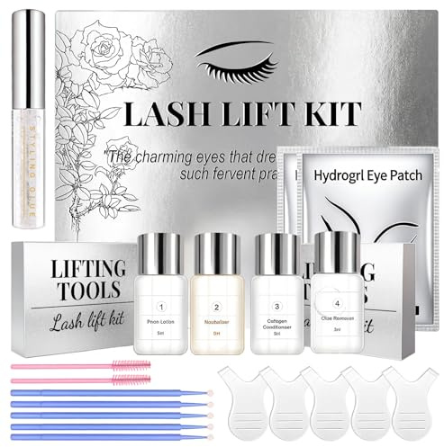 Halercay kit lifting De pestañas,2026 Versión Mejorada lifting pestañas,Set de Permanente de Pestañas Rizador Semipermanente Profesional Adecuado,Fácil usar,Para Salón y Uso Doméstico