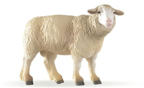 Papo -Handbemalt - Figuren -Das Leben auf dem bauernhof-Schaf-51041-Sammelbar-Für Kinder - Geeignet für Jungen und Mädchen - Ab 3 Jahren