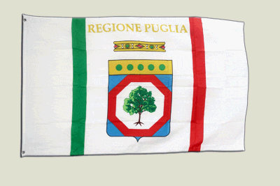 Flagge Italien Apulien - 90 x 150 cm