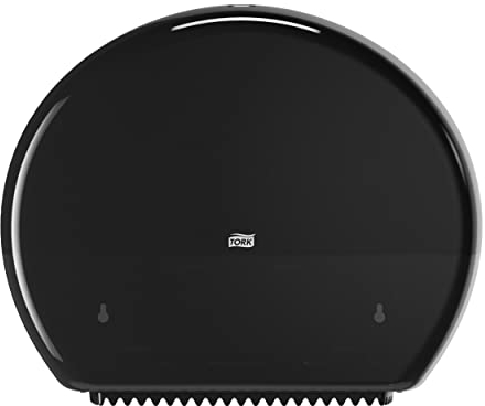 Tork Distributeur murale pour Papier Toilette Rouleau Jumbo noir T1, grande capacité, gamme Elevation, 554008