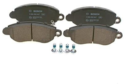 Bosch BP404 - Brake Pads Car Front Axle - 1 Set of 4 Pads | Bosch Quality - Reduced Noise and Dust - ECE-R90 Certified - Copper-Free