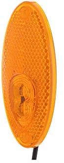 HELLA 2PS 964 295-081 Seitenmarkierungsleuchte - Begrenzungsleuchte - Anhänger - Wohnwagen - LED - 12V - geklebt/Anbau - Lichtscheibenfarbe: gelb - Kabel: 500mm - rechts/links - Menge: 1