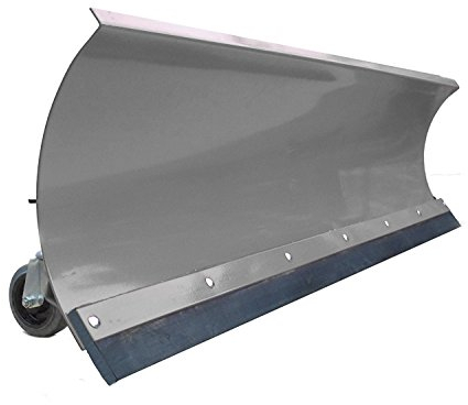 Schneepflug Räumschild Universal Schneeschild für Einachser, Rasentraktor oder Quad/ATV Grau / 100 x 40 cm / 5 Stufen verstellbar